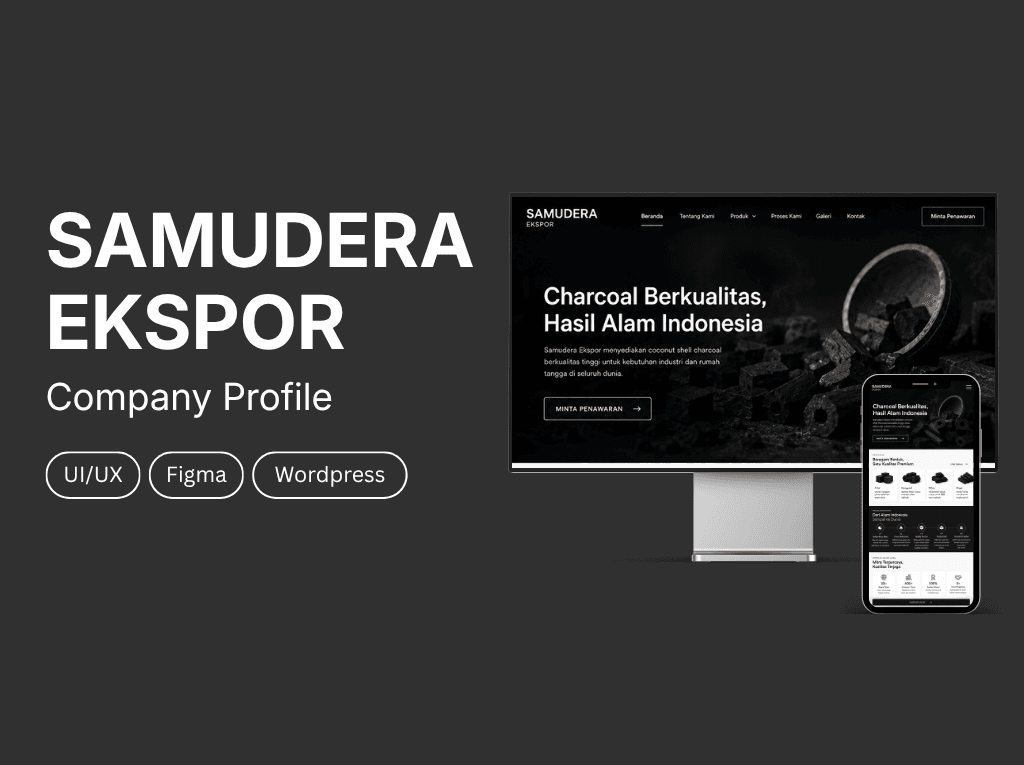 Samudera Ekspor - Landing Page