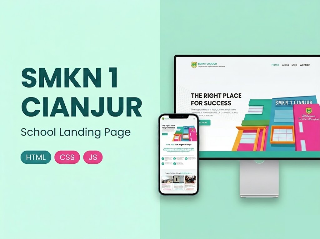 SMKN 1 Cianjur - Landing Page
